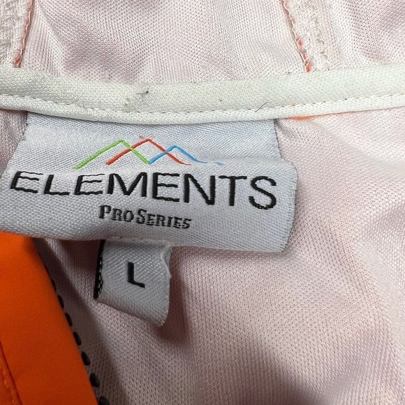Elements‎ Pro Series Orange Pullover Anorak Jacket Mens Size L - Picture 2 of 4